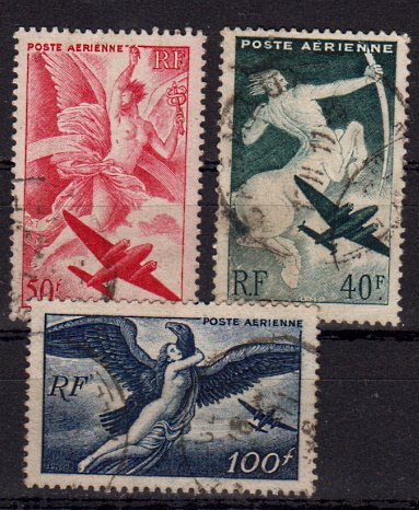 Briefmarken Frankreich 748-50 o