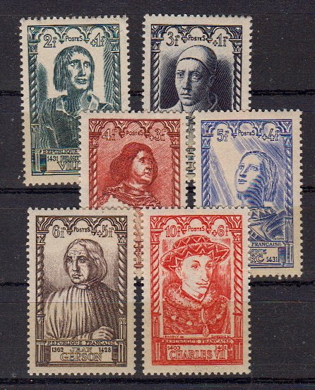 Briefmarken Frankreich 765-70 **