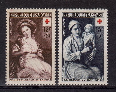 Briefmarken Frankreich 984-85 **