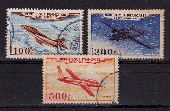 Briefmarken Frankreich 987-89 o