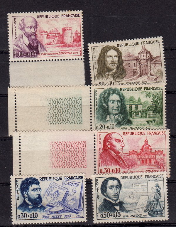 Briefmarken Frankreich 1309-14 */**