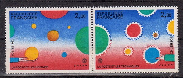 Briefmarken Frankreich 2321-22 **