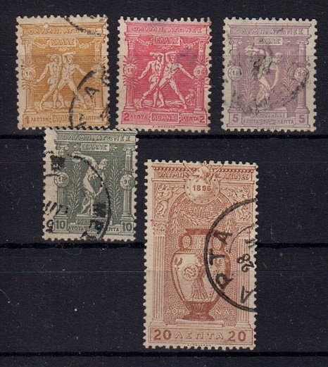 Briefmarken Griechenland 96-100 o