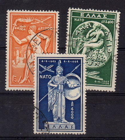 Briefmarken Griechenland 615-17 o
