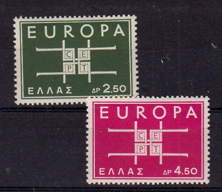 Briefmarken Griechenland 821-22 **