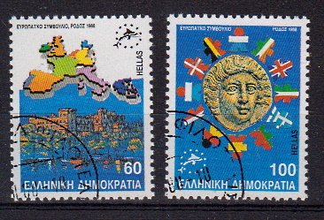 Briefmarken Griechenland 1715-16 A o