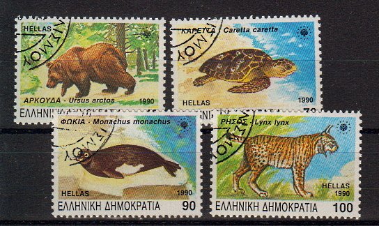 Briefmarken Griechenland 1738-41 o