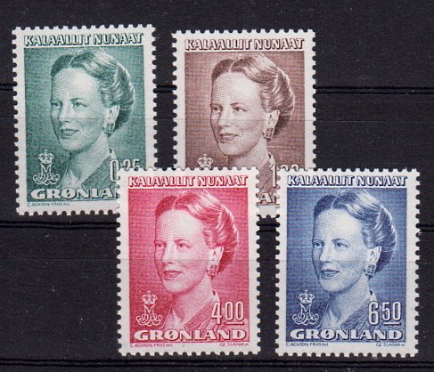 Briefmarken Grönland 201-04 **