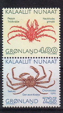 Briefmarken Grönland 231-32 II **
