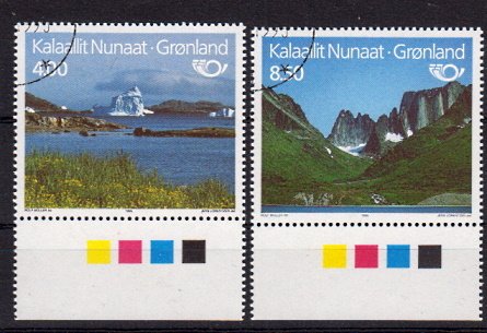 Briefmarken Grönland 260-61 o