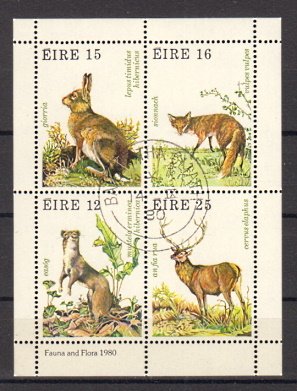 Briefmarken Irland Block 3 o