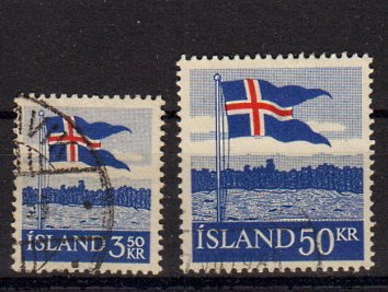 Briefmarken Island 327-28 o