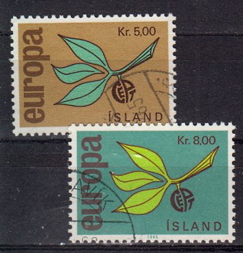 Briefmarken Island 395-96 o