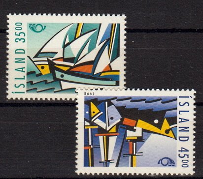 Briefmarken Island 884-85 **