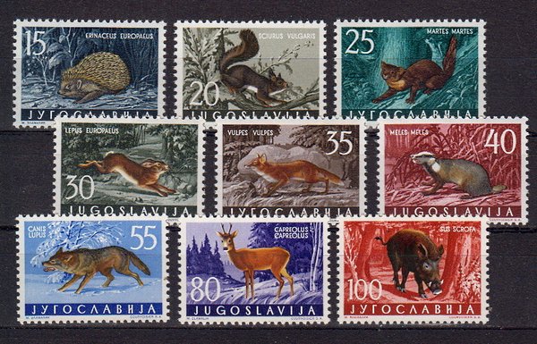 Briefmarken Jugoslawien 917-25 **