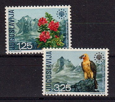 Briefmarken Jugoslawien 1406-07 **
