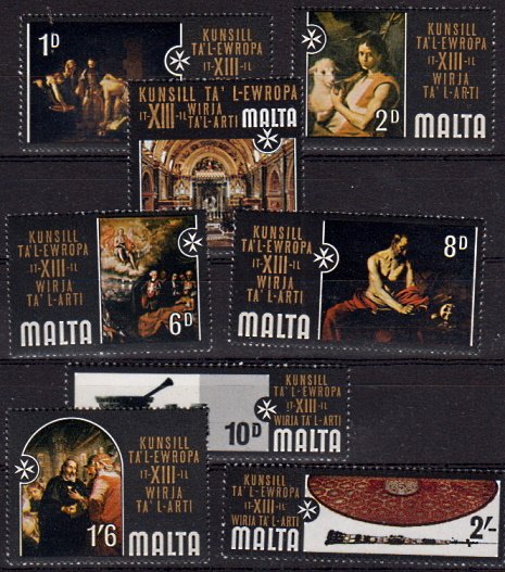 Briefmarken Malta 401-08 **