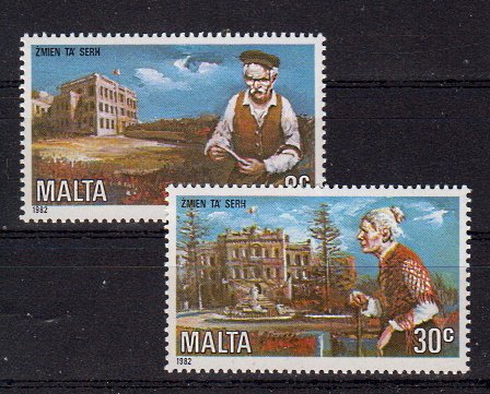 Briefmarken Malta 659-60 **