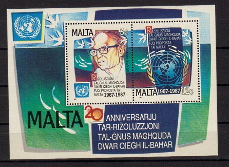 Briefmarken Malta Block 10 **