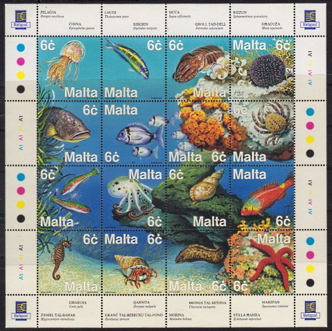 Briefmarken Malta 1077-92 **