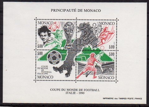 Briefmarken Monako Block 48 **