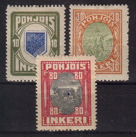 Briefmarken Nordingermanland 8-9 + 11 *