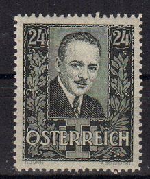 Briefmarken Österreich 589 I ** auch als 4er Block