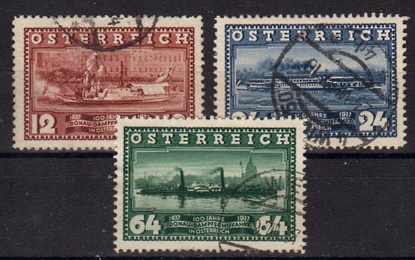 Briefmarken Österreich 639-41 o