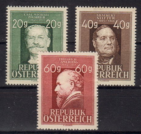 Briefmarken Österreich 855-57 **