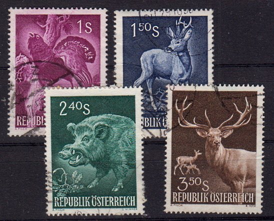 Briefmarken Österreich 1062-65 o