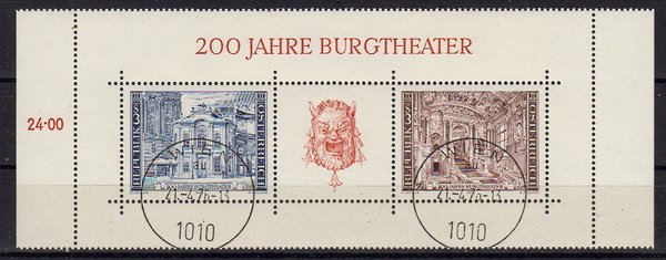 Briefmarken Österreich Block 3 o