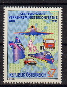Briefmarken Österreich 2159 ** auch als 4er Block