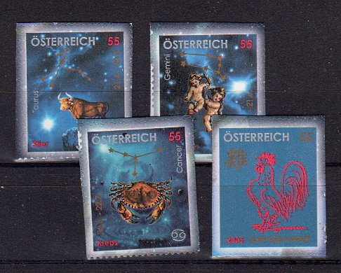 Briefmarken Österreich 2522-25 **