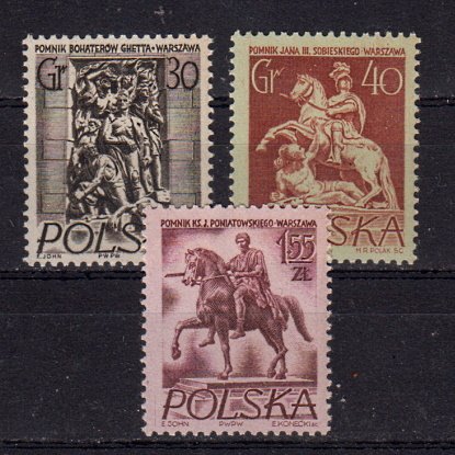Briefmarken Polen 974-76 **