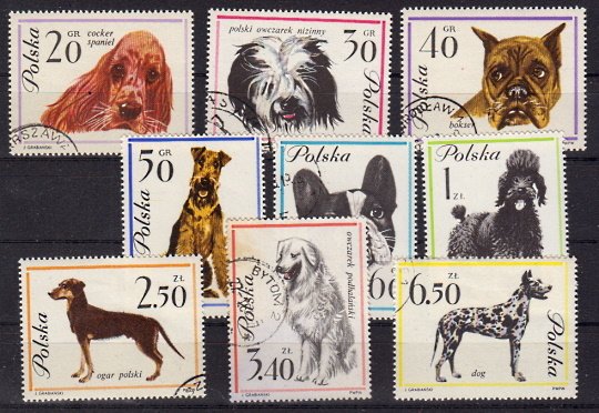 Briefmarken Polen 1374-82 o