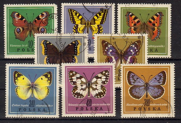 Briefmarken Polen 1797-805 o