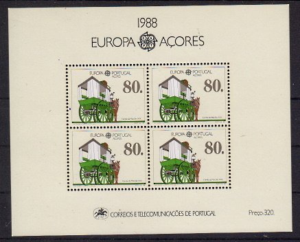 Briefmarken Portugal Azoren Block 9 **