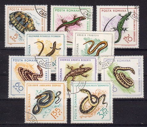 Briefmarken Rumänien 2377-86 o