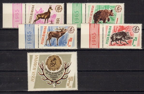 Briefmarken Rumänien 2460-64 **