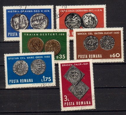 Briefmarken Rumänien 2850-55 o