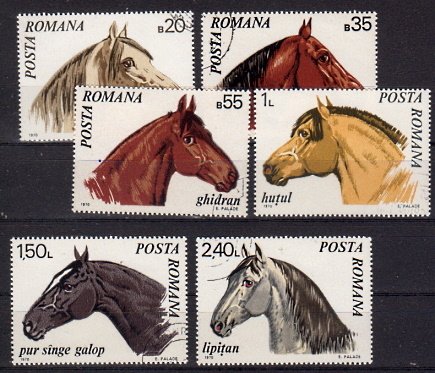 Briefmarken Rumänien 2888-93 o