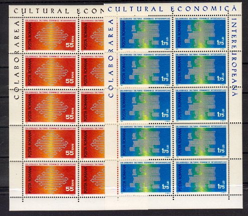 Briefmarken Rumänien 2919-20 ** KLB