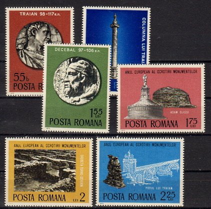 Briefmarken Rumänien 3267-72 **