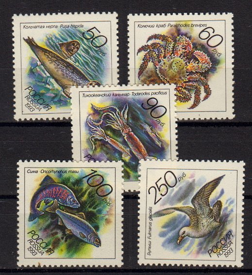 Briefmarken Russland 323-27 **