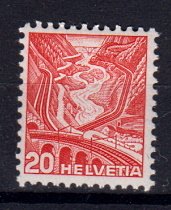Briefmarken Schweiz 301 II *