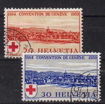 Briefmarken Schweiz 357-58 o