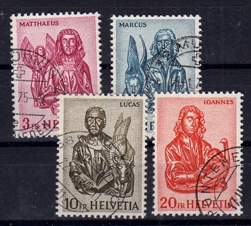 Briefmarken Schweiz 738-41 o
