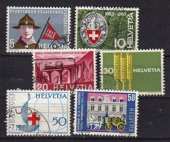 Briefmarken Schweiz 768-73 o o