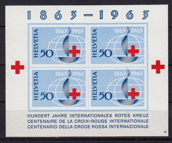 Briefmarken Schweiz Block 19 **