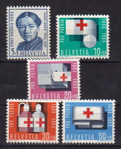 Briefmarken Schweiz 775-79 ** auch als Paare